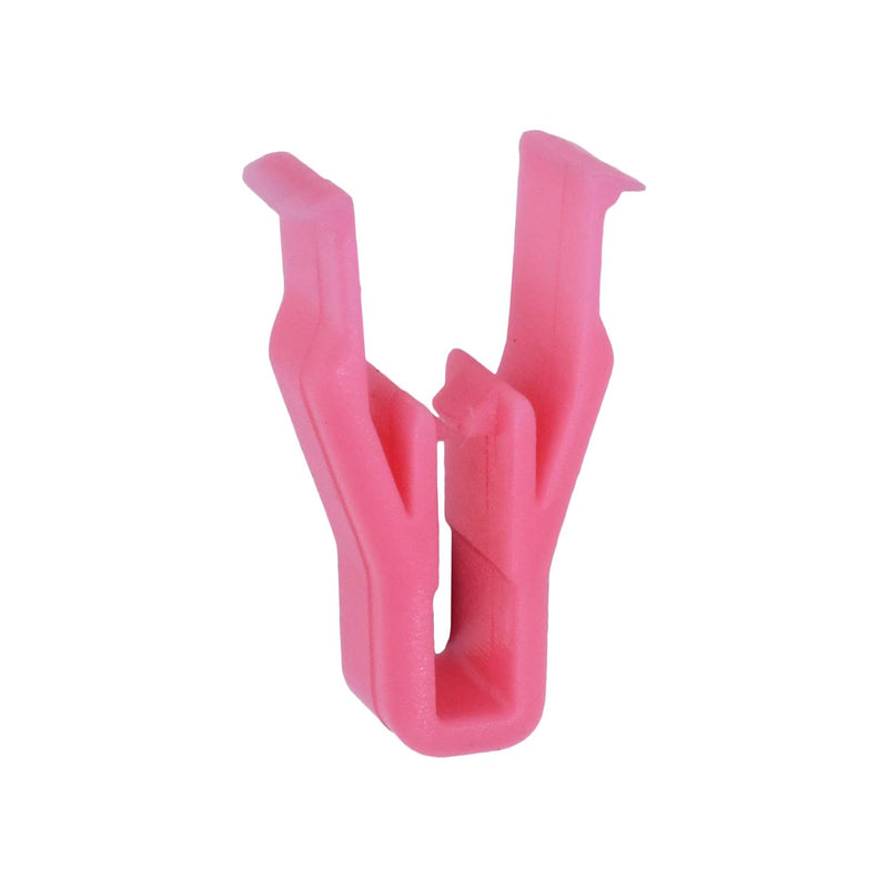 Pink Nylon Molding Clip, 21mm Overall Height