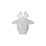 9mm Squarex8.5mm White Nylon Molding Clip, 17mm Head