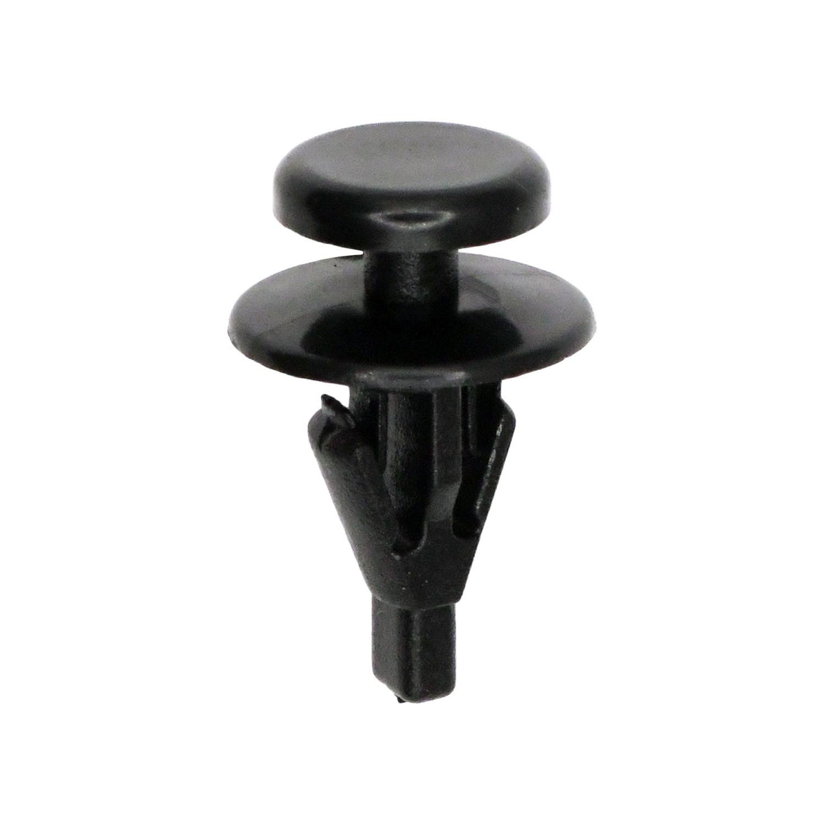 7mmx13mm Black Nylon Weatherstrip Clip, 12mm Head
