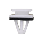 10mmx15mm White Nylon Molding Clip with Sealer, 16mmx18mm Top Head Size