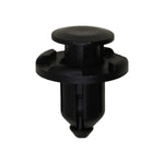 10mmx15mm Black Push-Type Retainer with Drive Pin, 20mm Head