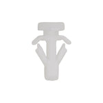 7mmx8.5mm White Nylon Double Head Weatherstrip Clip