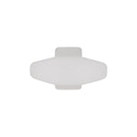 7mmx8.5mm White Nylon Double Head Weatherstrip Clip
