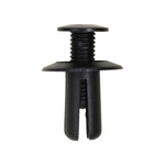 7mmx13mm Black Screw-Type Retainer with Open End, 16mm Head