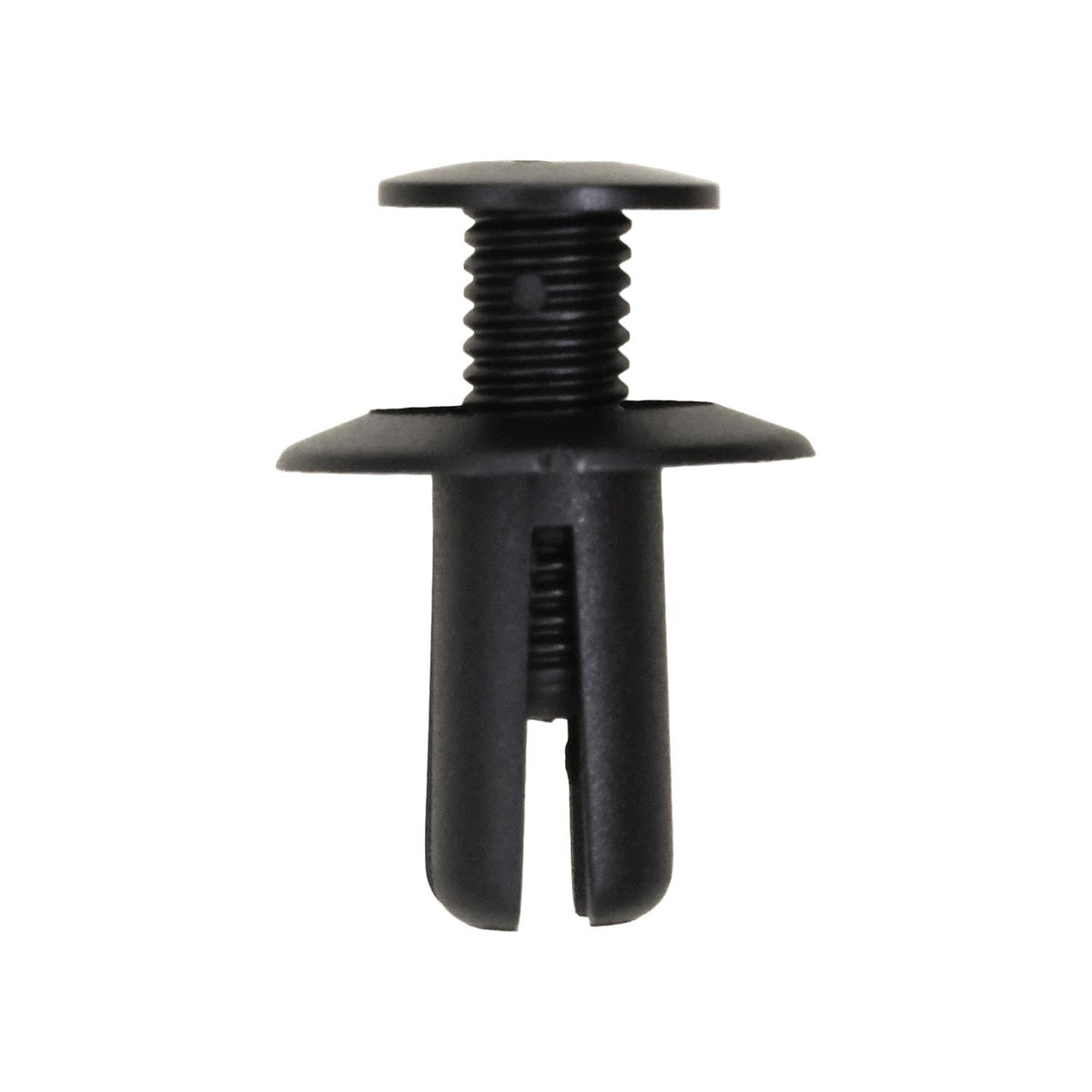 7mmx13mm Black Screw-Type Retainer with Open End, 16mm Head