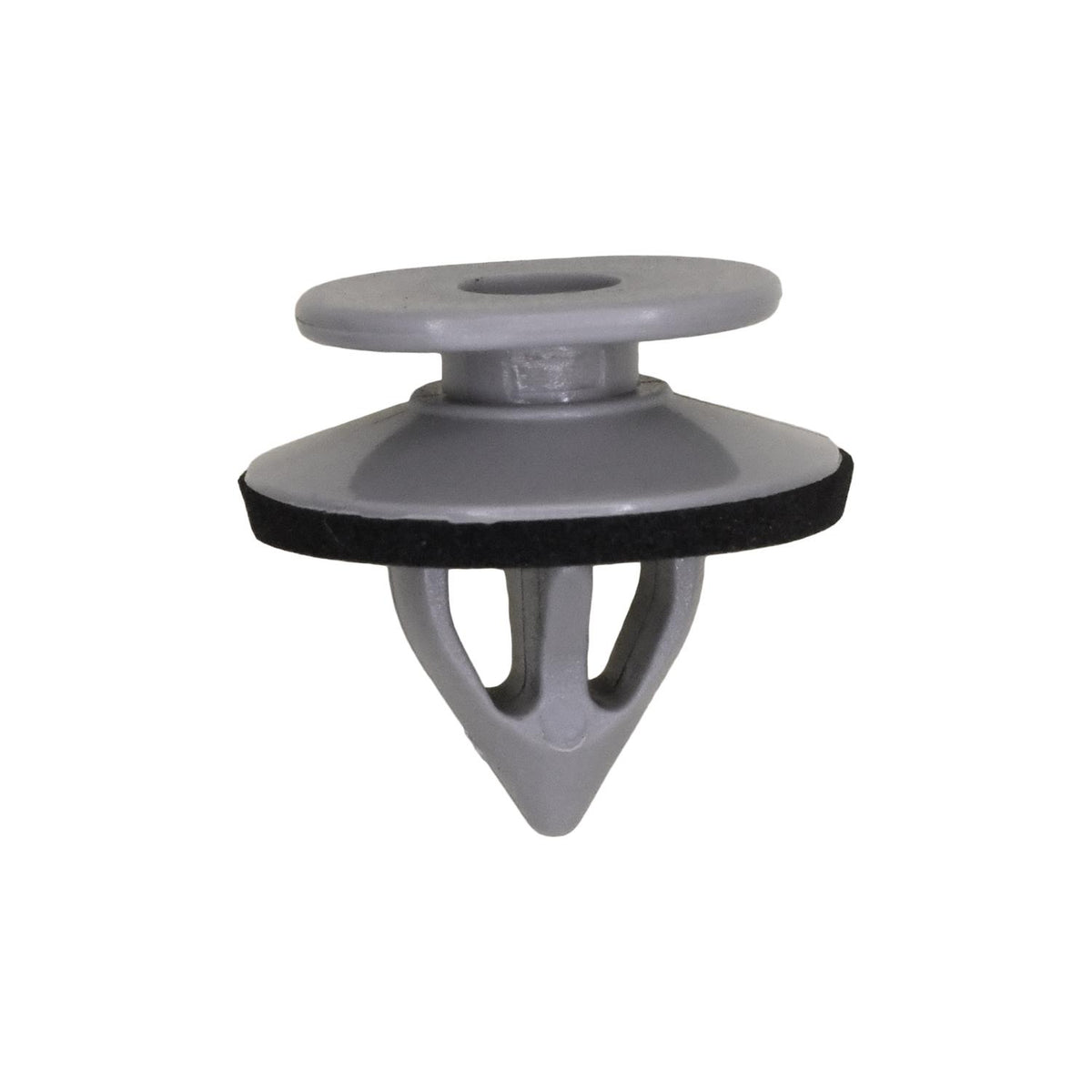 9.7mmx12mm Gray Nylon Double Head Molding Christmas Tree Retainer with Sealer, 18mm Head