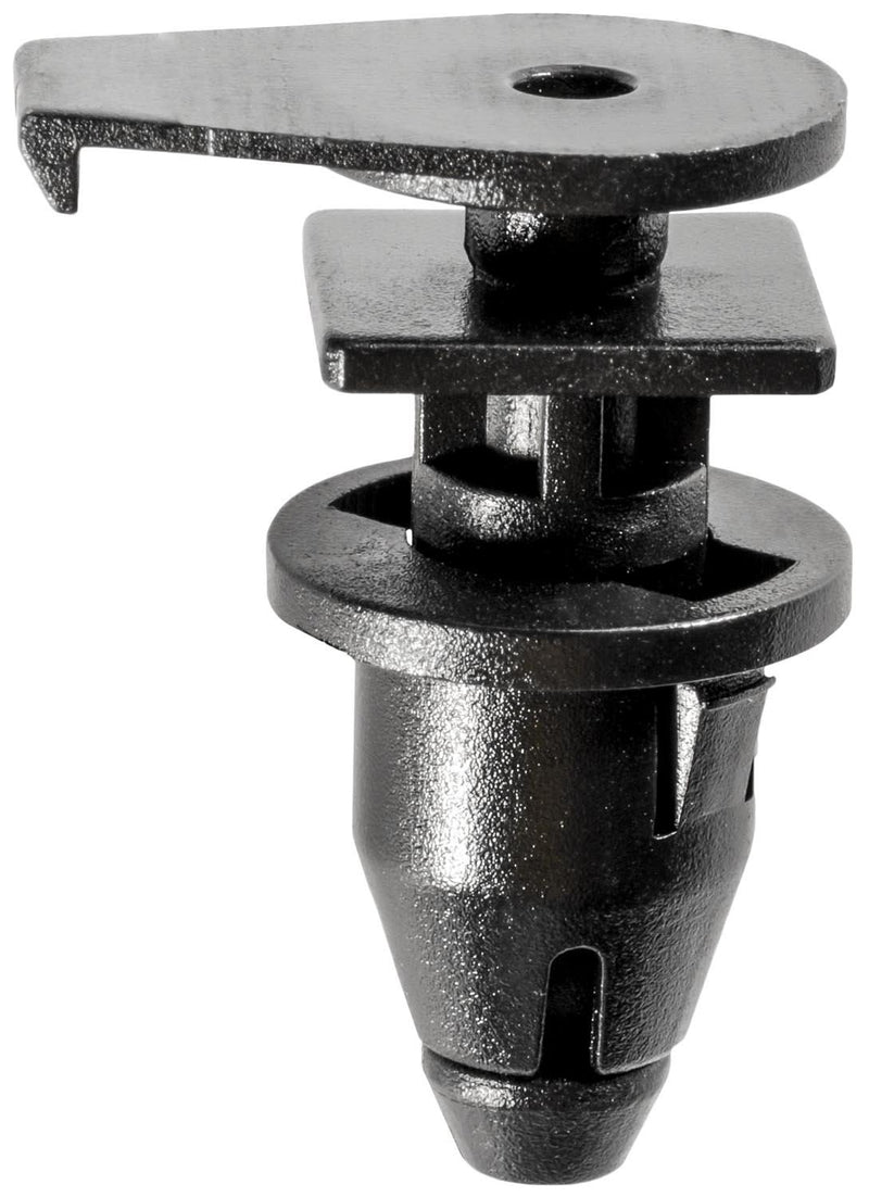 10mmx15mm Black Push Type Retainer, 14mm Head