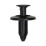 6mmx11mm Black Screw-Type Retainer with Open End, 16mm Head