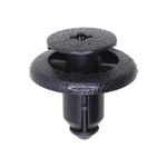 8mmx10mm Black Screw-Type Retainer with Open End, 20mm Head