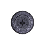 8mmx10mm Black Screw-Type Retainer with Open End, 20mm Head