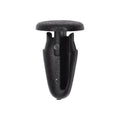 6.5mmx13mm Black Nylon Single Head Weatherstrip Clip, 9mm Head