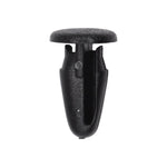 6.5mmx13mm Black Nylon Single Head Weatherstrip Clip, 9mm Head