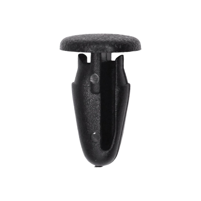 6.5mmx13mm Black Nylon Single Head Weatherstrip Clip, 9mm Head
