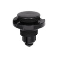 11mmx16mm Black Nylon Push-Type Retainer with Sealer with Drive Pin, 25mm Head