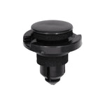 11mmx16mm Black Nylon Push-Type Retainer with Sealer with Drive Pin, 25mm Head