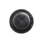 11mmx16mm Black Nylon Push-Type Retainer with Sealer with Drive Pin, 25mm Head