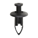 10mmx28mm Black Screw-Type Retainer with Closed End, 22mm Head