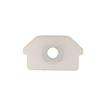 M5.5 White Nylon Screw Grommet, 17.5mmx30mm Head