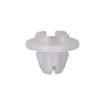 7mmx7mm White Nylon Grommet, 14mm Head