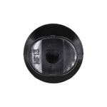 9.7mmx12mm Black Nylon Double Head Molding Clip, 17mm Head