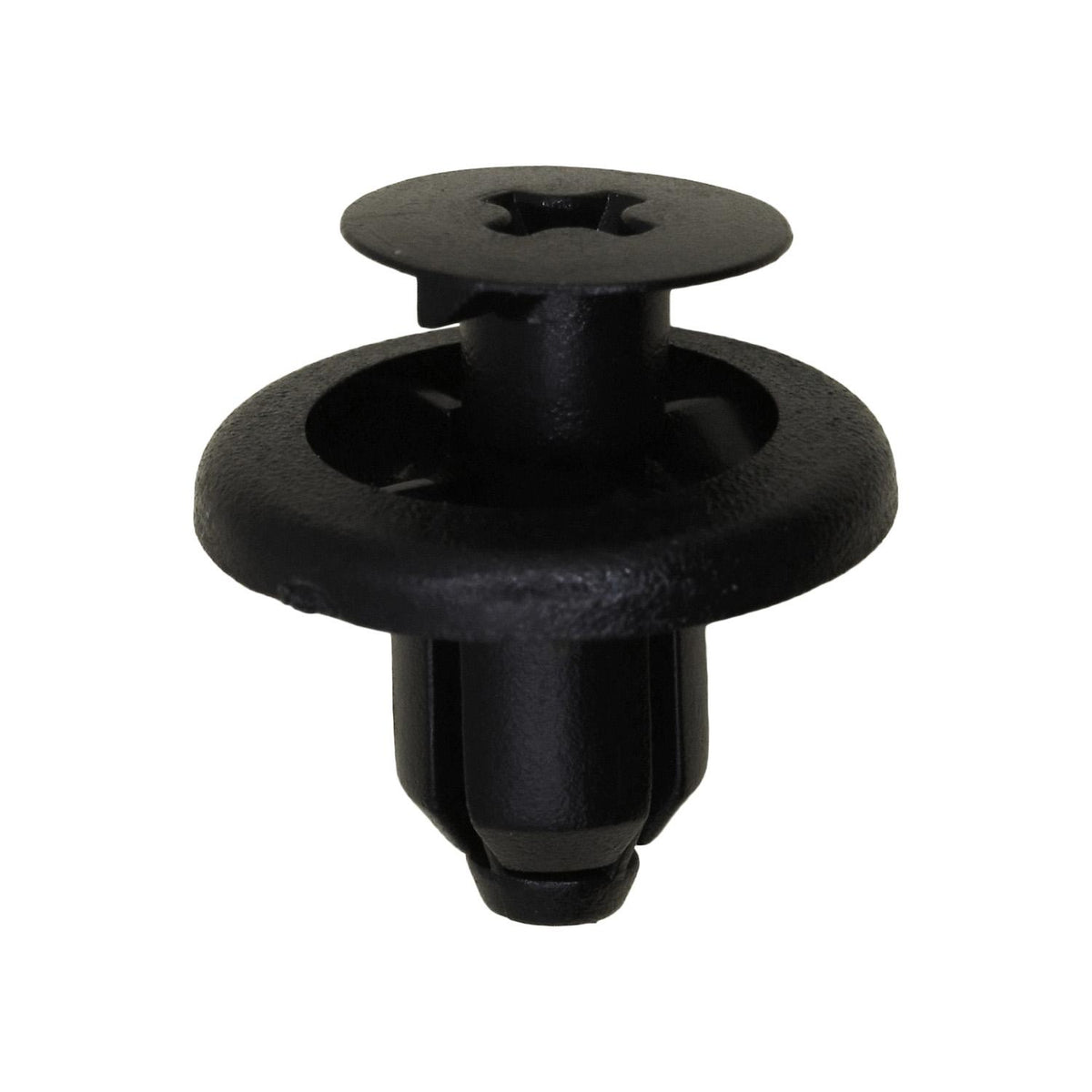 7mmx8mm Black Screw-Type Retainer with Open End, 15mm Head
