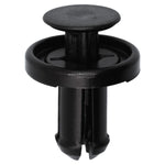 8mmx16mm Black Push-Type Retainer with Drive Pin, 20mm Head