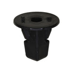 M5.5 Black Nylon Screw Grommet, 9mm Square Hole, 20mm Head