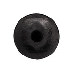 M5.5 Black Nylon Screw Grommet, 9mm Square Hole, 20mm Head