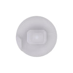 White Nylon Molding Clip with Sealer, 24mm Overall Length