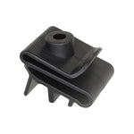 M4.8 Black Nylon U Type Nut, Panel 2mmMax., 7mm Ctr Hole Edge