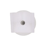10mm White Nylon Molding Clip, 16mm Head