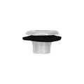 M4.2 White Nylon Molding Grommet with Seal, 8mm Hole, 14mm Head