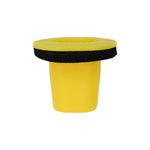 M5.5 Yellow Nylon Molding Grommet with Seal, 15.4mmx19mm Head