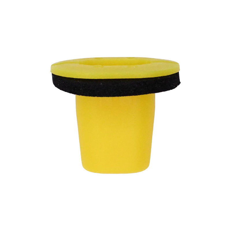 M5.5 Yellow Nylon Molding Grommet with Seal, 15.4mmx19mm Head