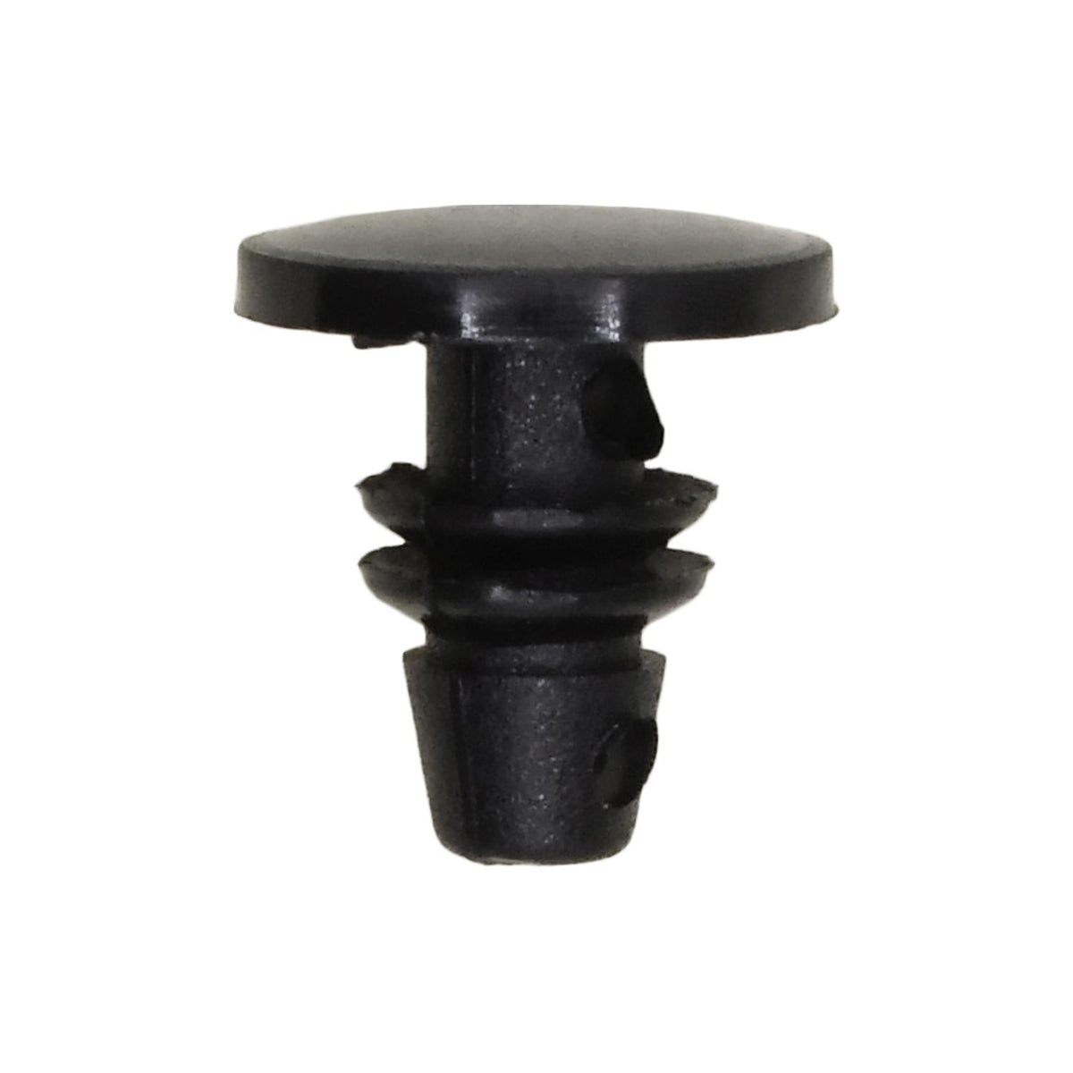 5.3mmx8mm Black Nylon Single Head Christmas Tree Retainer, 9mm Head