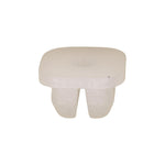 7mmx7mmx5mm White Nylon Nut, 10mmx10mm Head