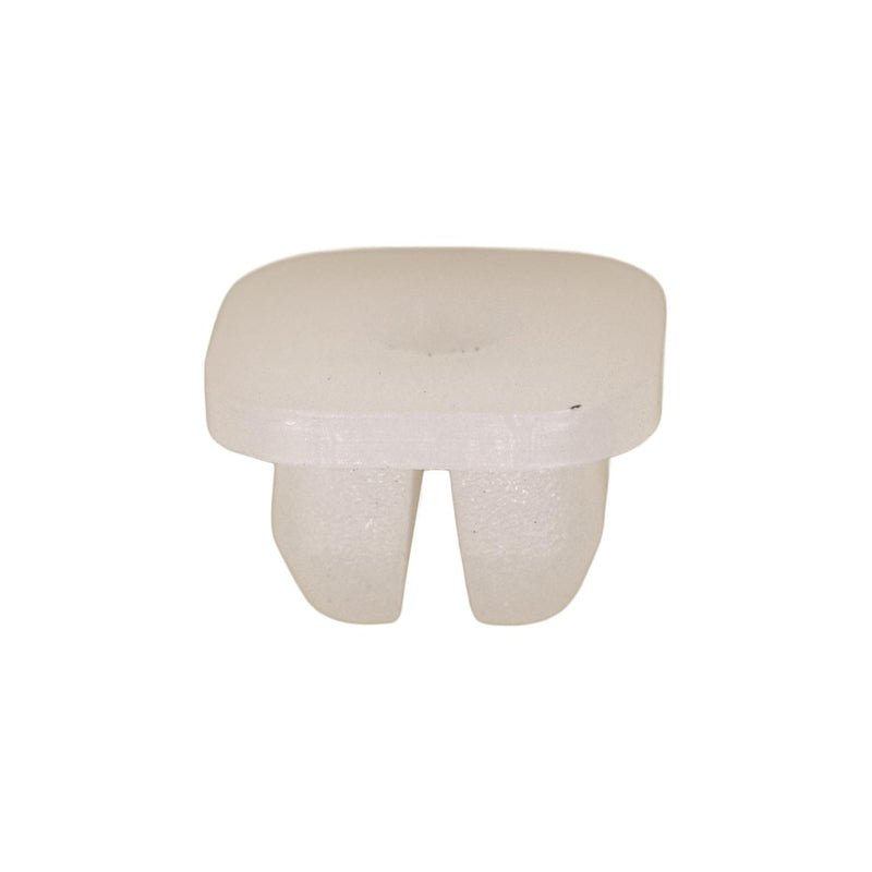 7mmx7mmx5mm White Nylon Nut, 10mmx10mm Head