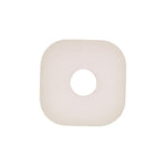 7mmx7mmx5mm White Nylon Nut, 10mmx10mm Head