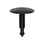 6mmx22mm Black Nylon Single Head Christmas Tree Retainer, 20mm Head
