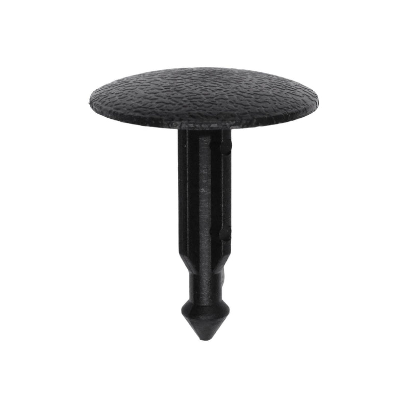 6mmx22mm Black Nylon Single Head Christmas Tree Retainer, 20mm Head