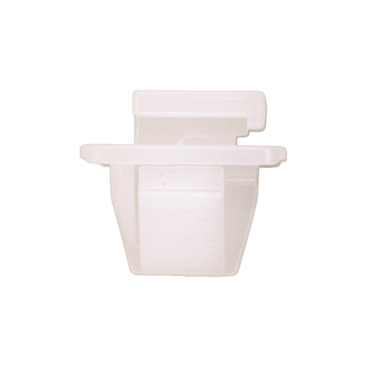 White Nylon Molding Clip, 8mmx8.5mm Top Head Size