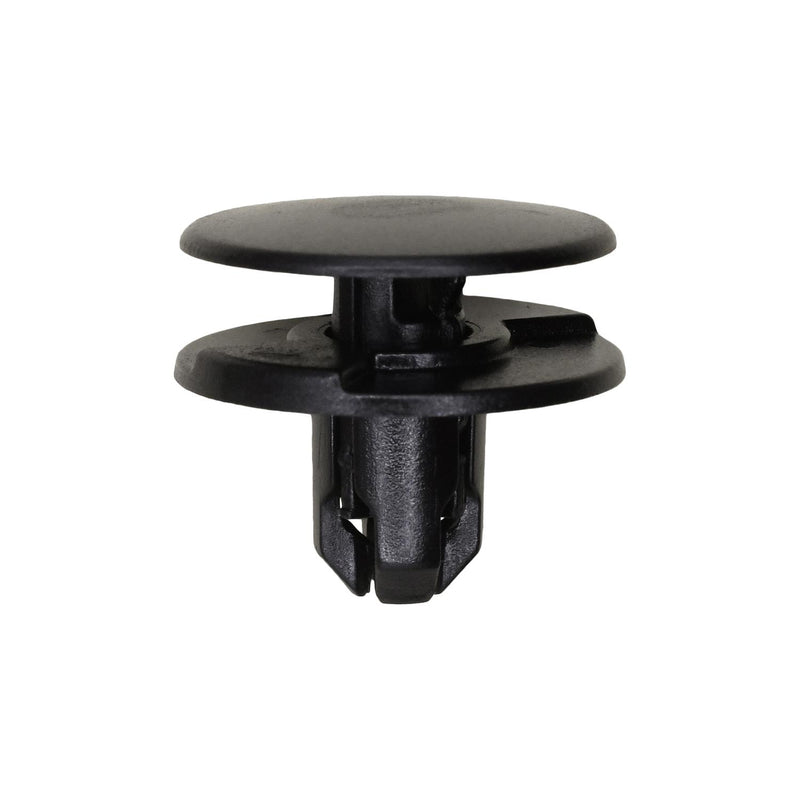 8mmx10mm Black Push-Type Retainer with Drive Pin, 20mm Head