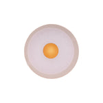 10.2mmx8mm Yellow & White Nylon Molding Clip, 15mm Head