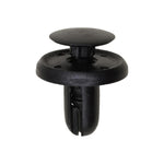 6mmx11mm Black Push-Type Retainer, 15mm Head