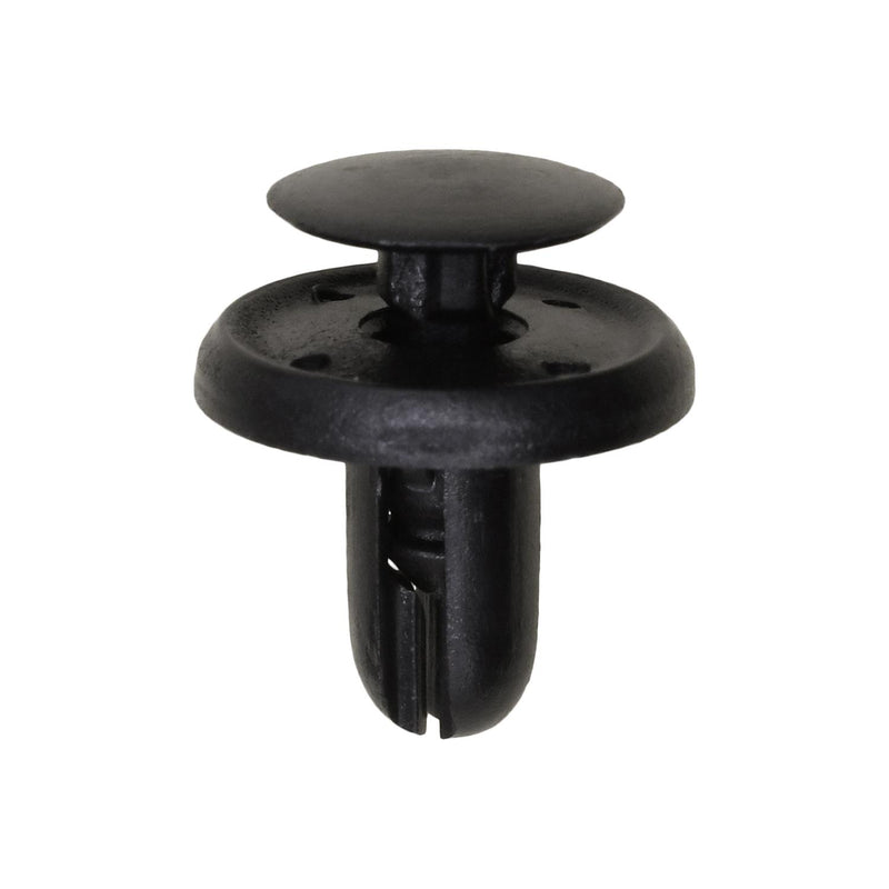 6mmx11mm Black Push-Type Retainer, 15mm Head