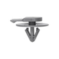 8mmx11mm Gray Nylon Mini-Cooper Molding Clip, 21mm Head