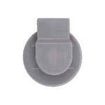 8mmx11mm Gray Nylon Mini-Cooper Molding Clip, 21mm Head
