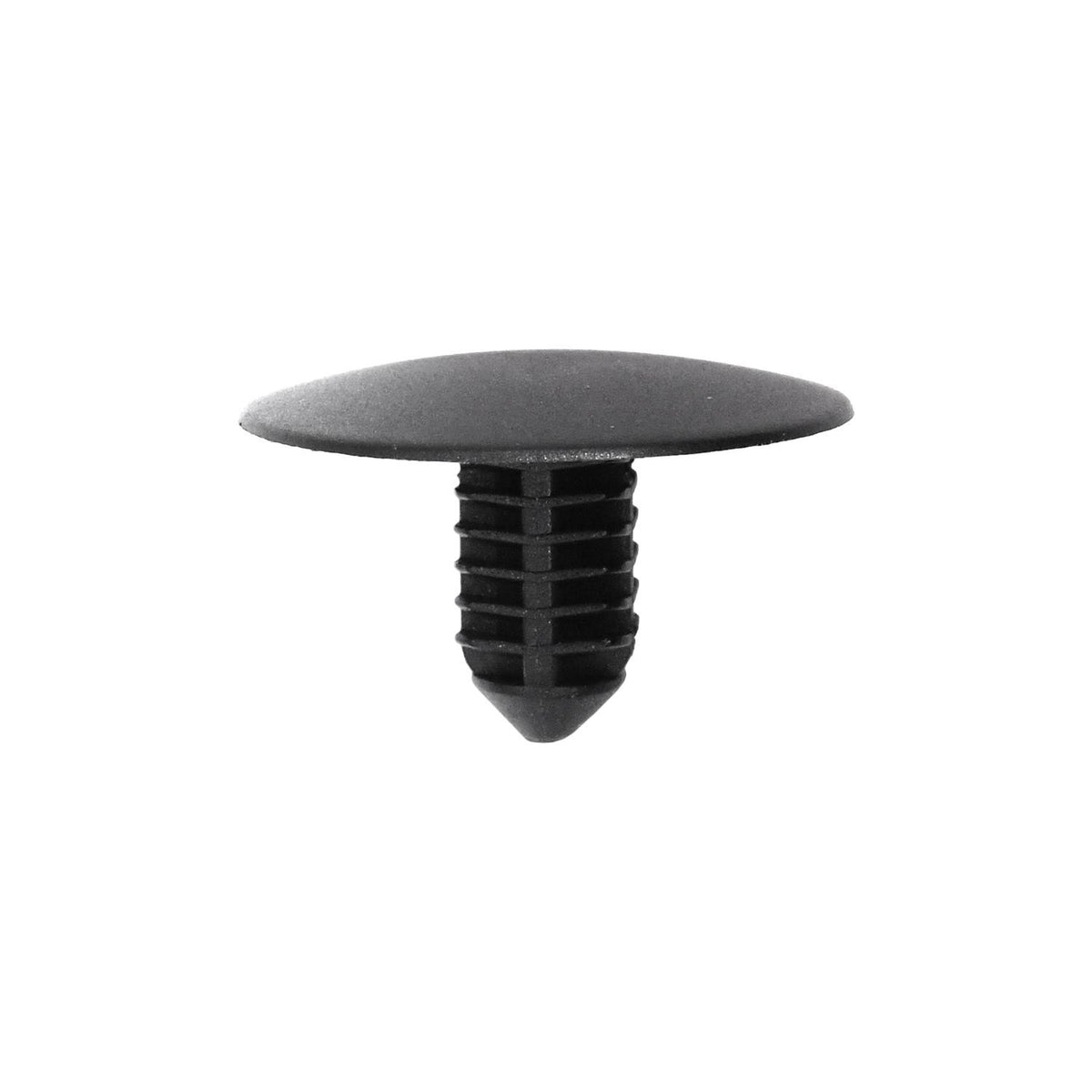 7mmx10mm Black Nylon Single Head Christmas Tree Retainer, 20mm Head
