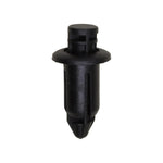 7mmx11mm Black Push-Type Retainer with Drive Pin, 11mm Head