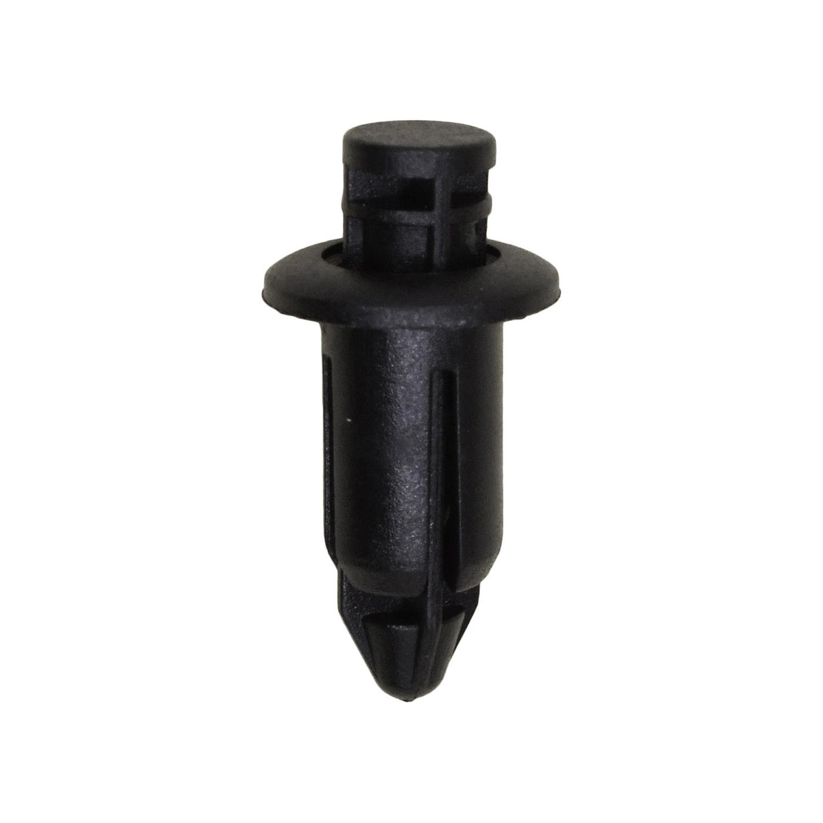 7mmx11mm Black Push-Type Retainer with Drive Pin, 11mm Head